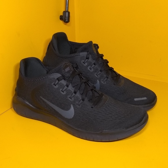 Nike Other - Nike Free RN 2018 Black Anthracite Size 9.5 Men's